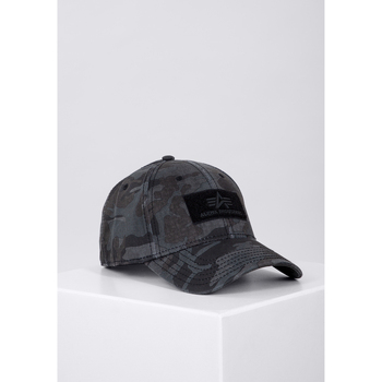 Alpha Industries  Schirmmütze Velcro Cap Camo - black camo günstig online kaufen