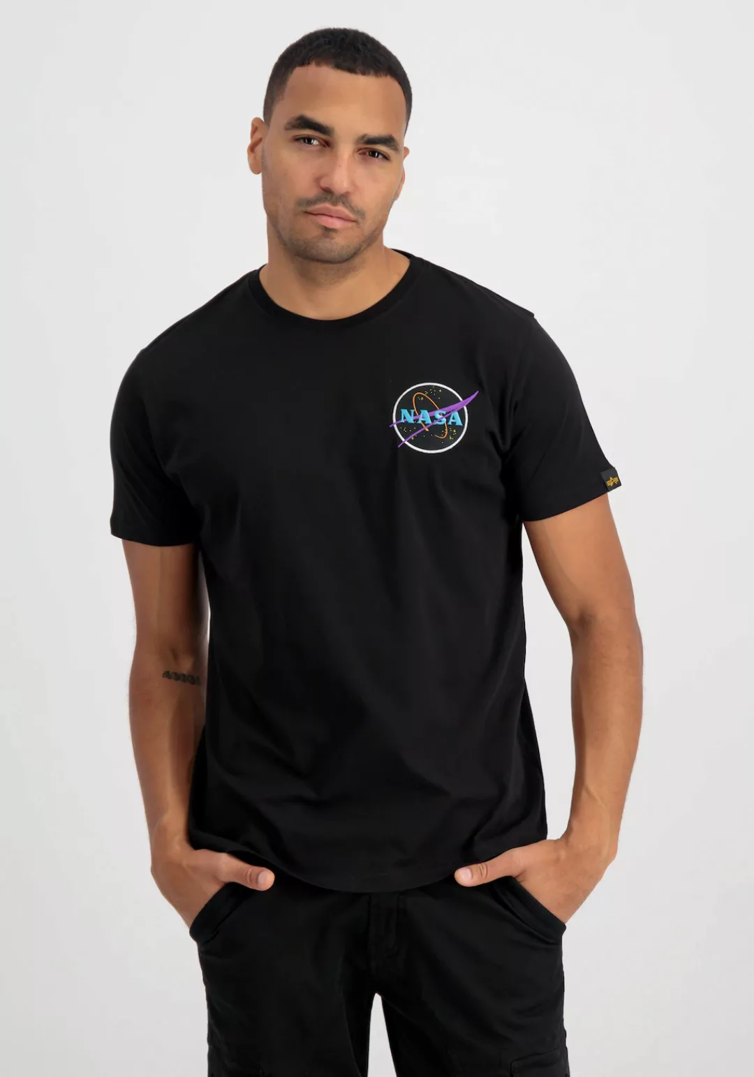 Alpha Industries T-Shirt "Alpha Industries Men - T-Shirts Dark Side T BP" günstig online kaufen