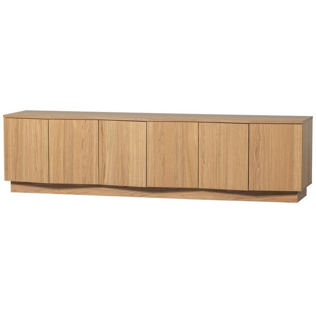 WOOOD Stauraumschrank Retro TV-Board Sideboard Zuma 200 cm Eichenfurnier günstig online kaufen