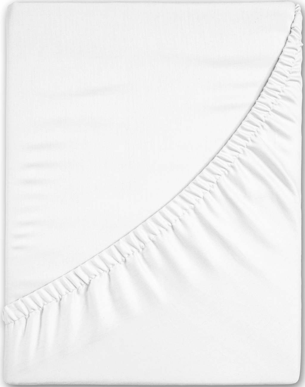 Spannbetttuch weiß Baumwolle B/L: ca. 100x200 cm günstig online kaufen