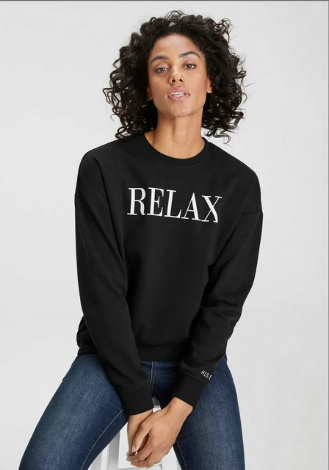H.I.S Sweatshirt mit Brustprint günstig online kaufen