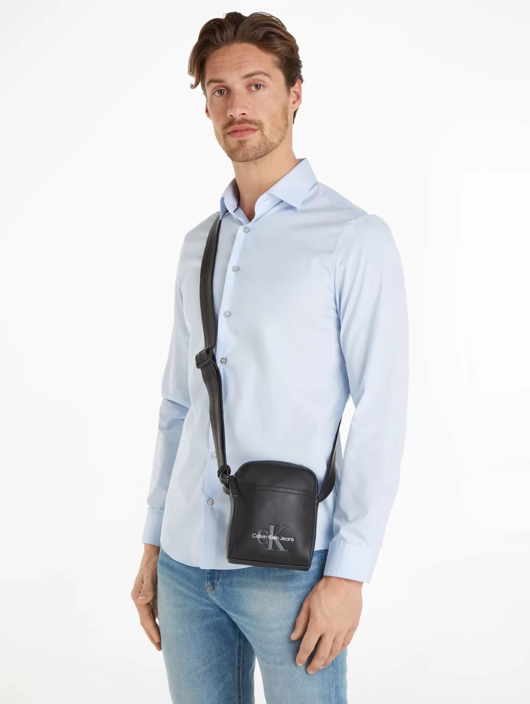 Calvin Klein Jeans Umhängetasche "MONOGRAM SOFT REPORTER17", Crossbodybag C günstig online kaufen