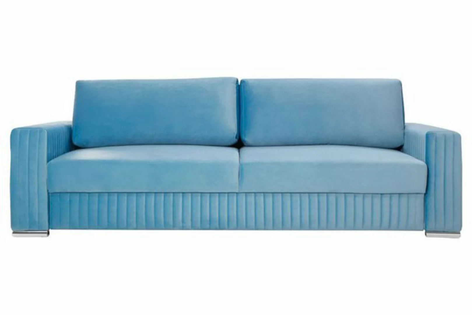 JVmoebel Sofa, Sofa 3 Sitzer Couch Design Polster Textil Bettfunktion Dreis günstig online kaufen