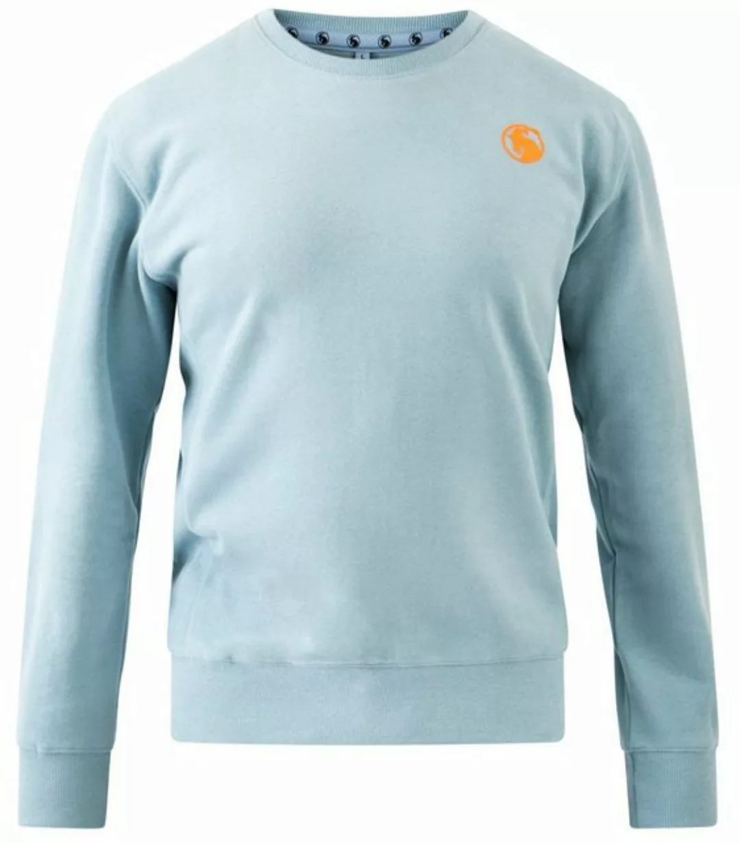 Capricorn Rockwear Sweatshirt Whitby hellblau Seitlich eingenähter Rippstof günstig online kaufen
