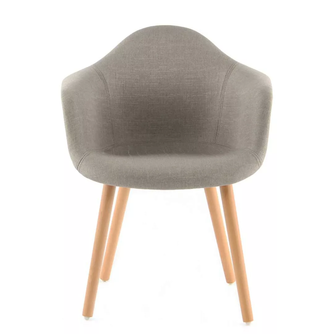Esszimmerstühle mit Armlehnen Skandi Design (2er Set) günstig online kaufen
