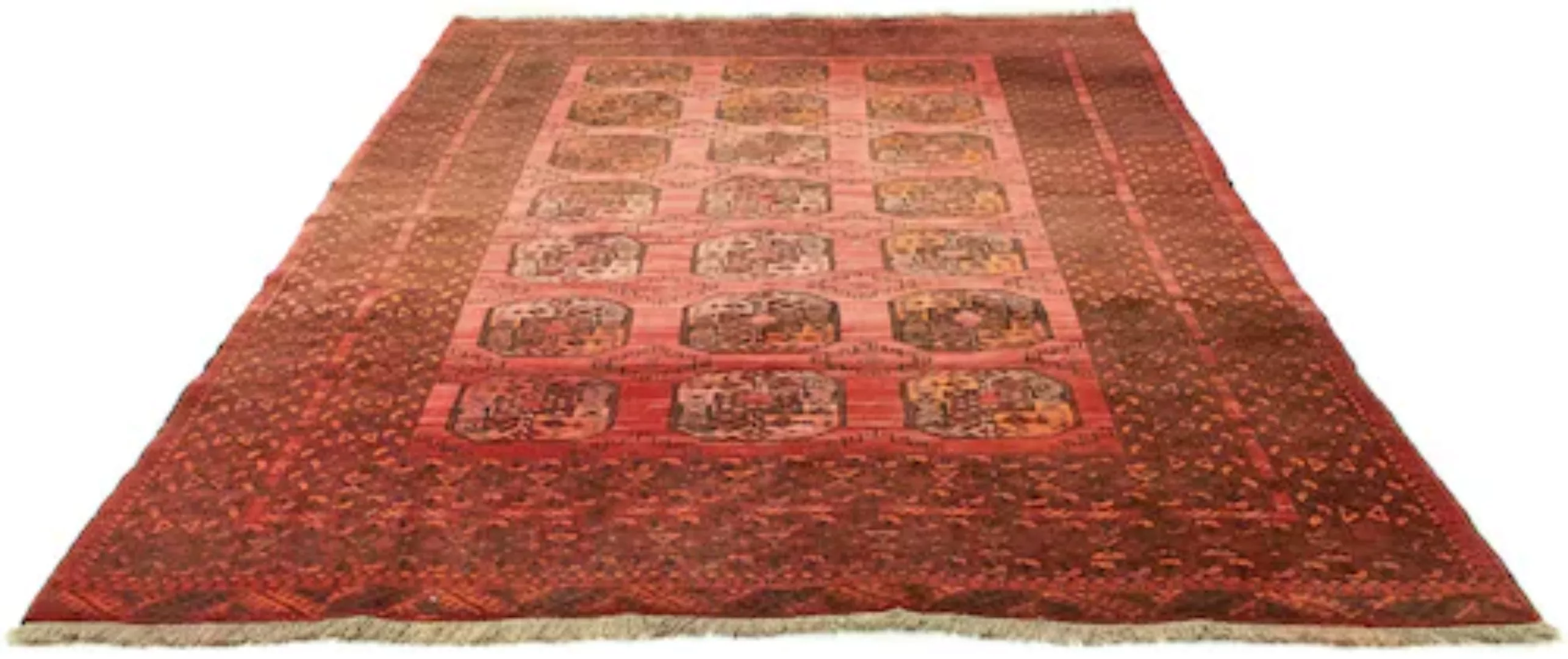 morgenland Wollteppich »Afghan Teppich handgeknüpft rost«, rechteckig günstig online kaufen