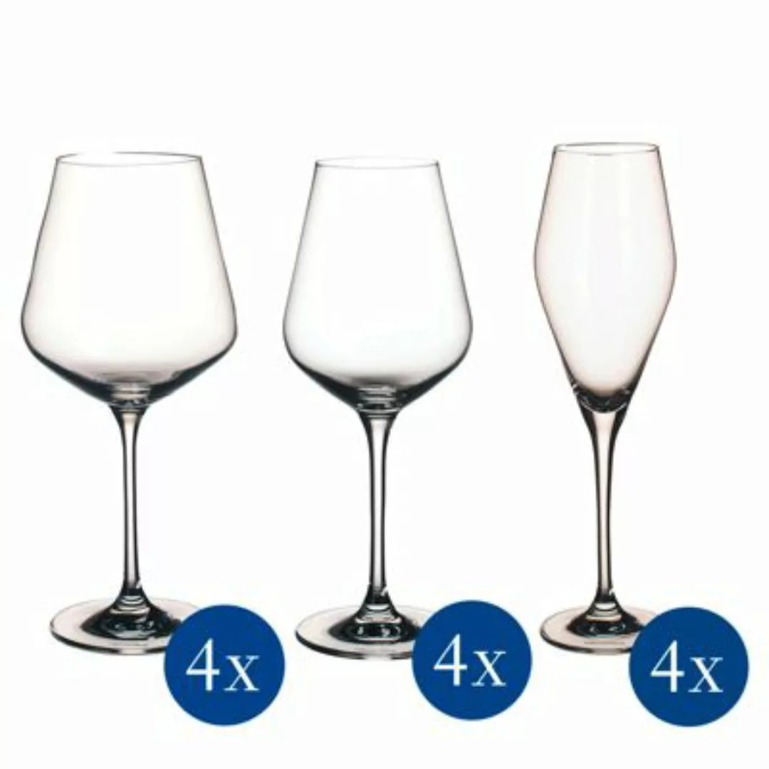 Villeroy & Boch 12-tlg LA DIVINA Weinglas Sektglas Komplettset Trinkgläser günstig online kaufen
