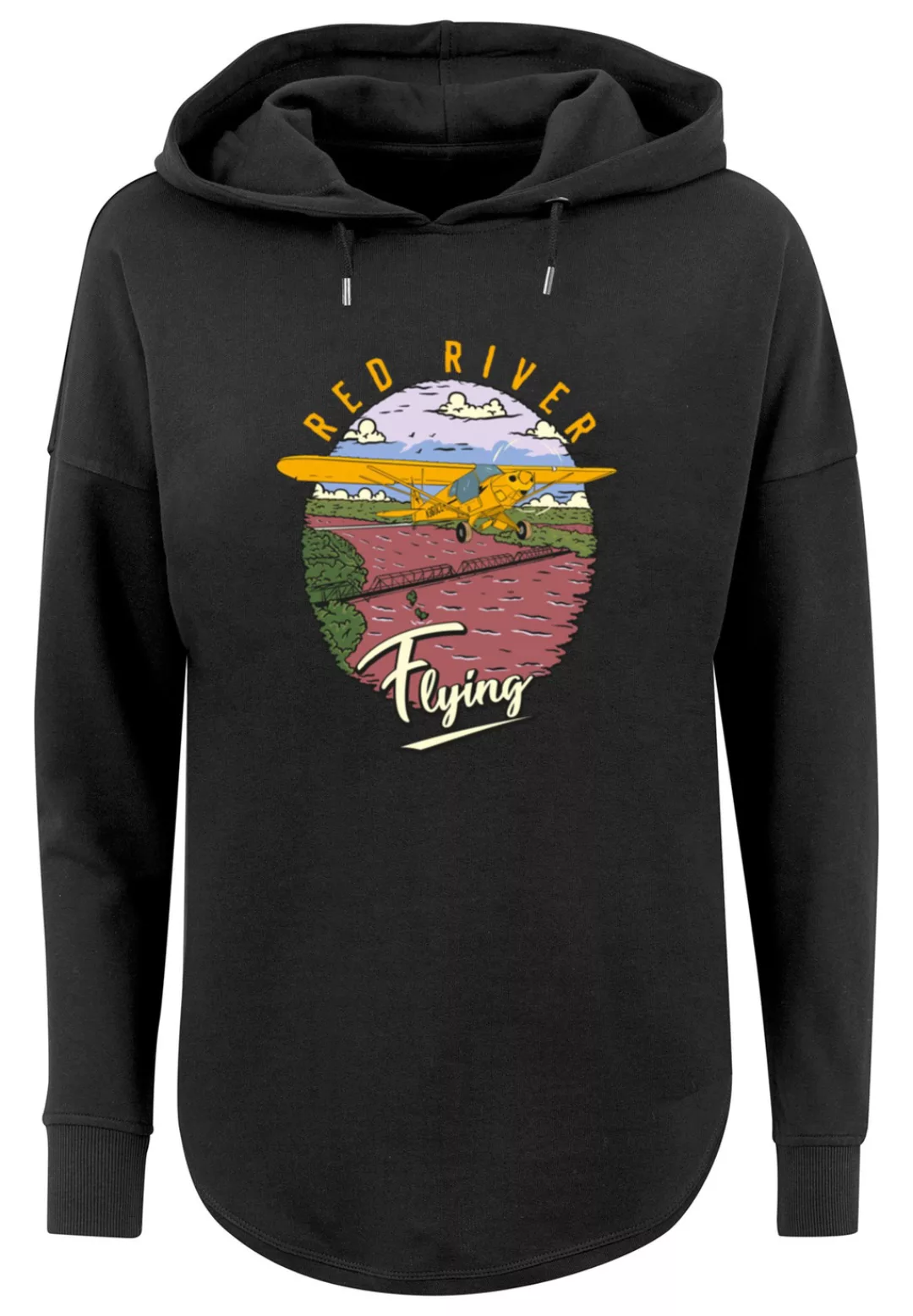 F4NT4STIC Kapuzenpullover "Red River Flying", Print günstig online kaufen