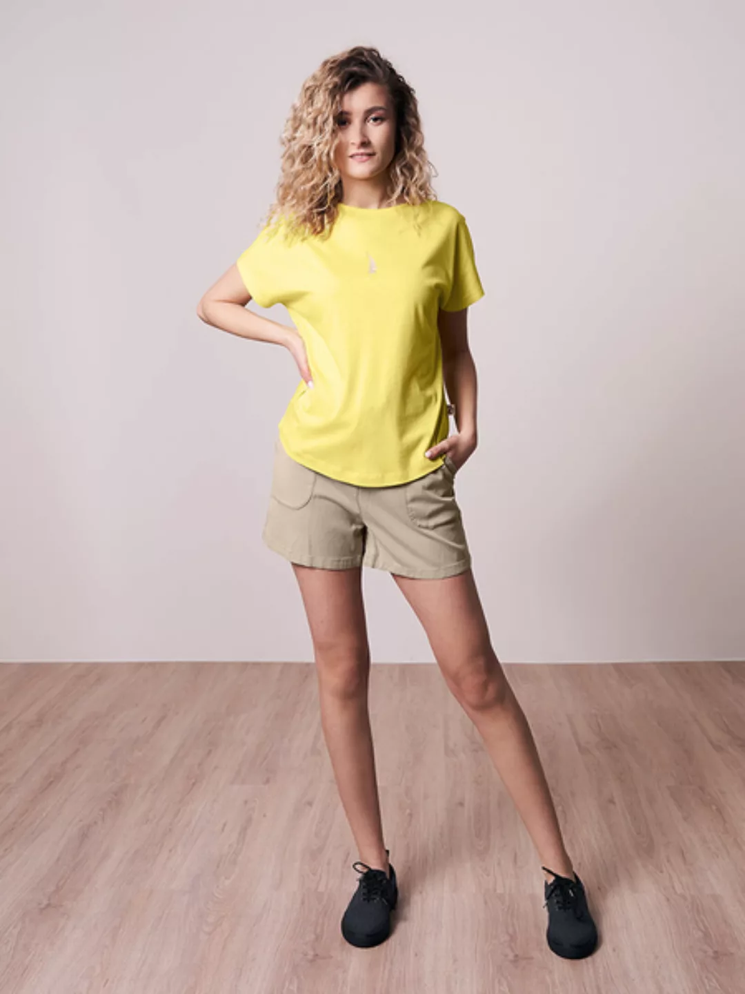 Fernster Forestfibre T-shirt Damen Gelb günstig online kaufen