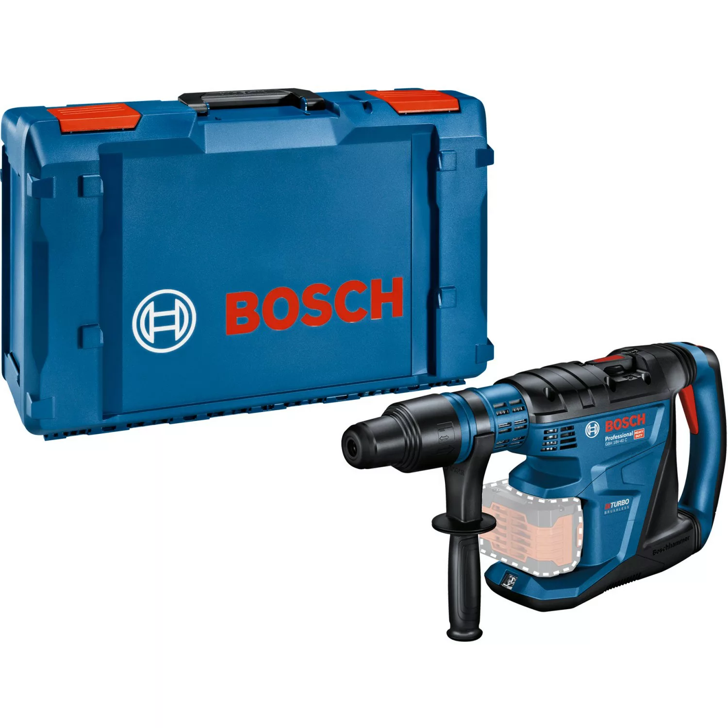 Bosch Professional 18 V Akku-Bohrhammer GBH 18V-40C Solo mit L-Boxx günstig online kaufen