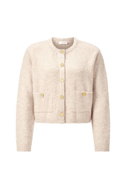 Rich & Royal Strickjacke Crew neck cardigan b günstig online kaufen