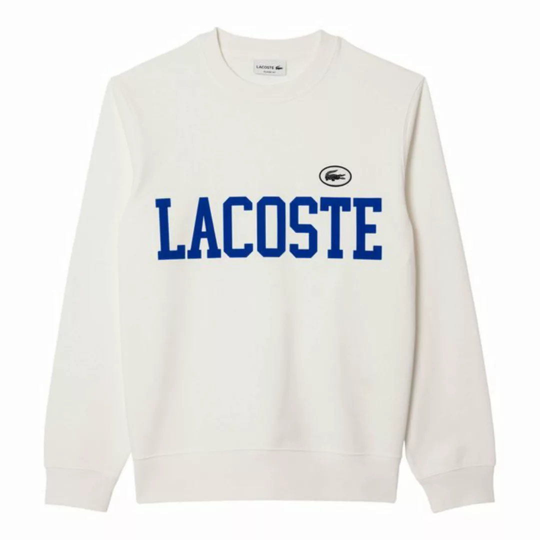 Lacoste Sweatshirt Jogging Sweatshirt mit großem Markenprint günstig online kaufen