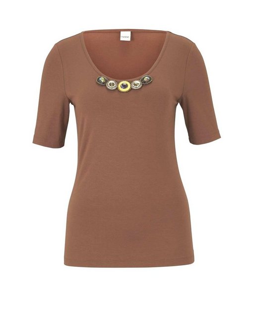 heine T-Shirt HEINE Damen Jerseyshirt, cognac günstig online kaufen