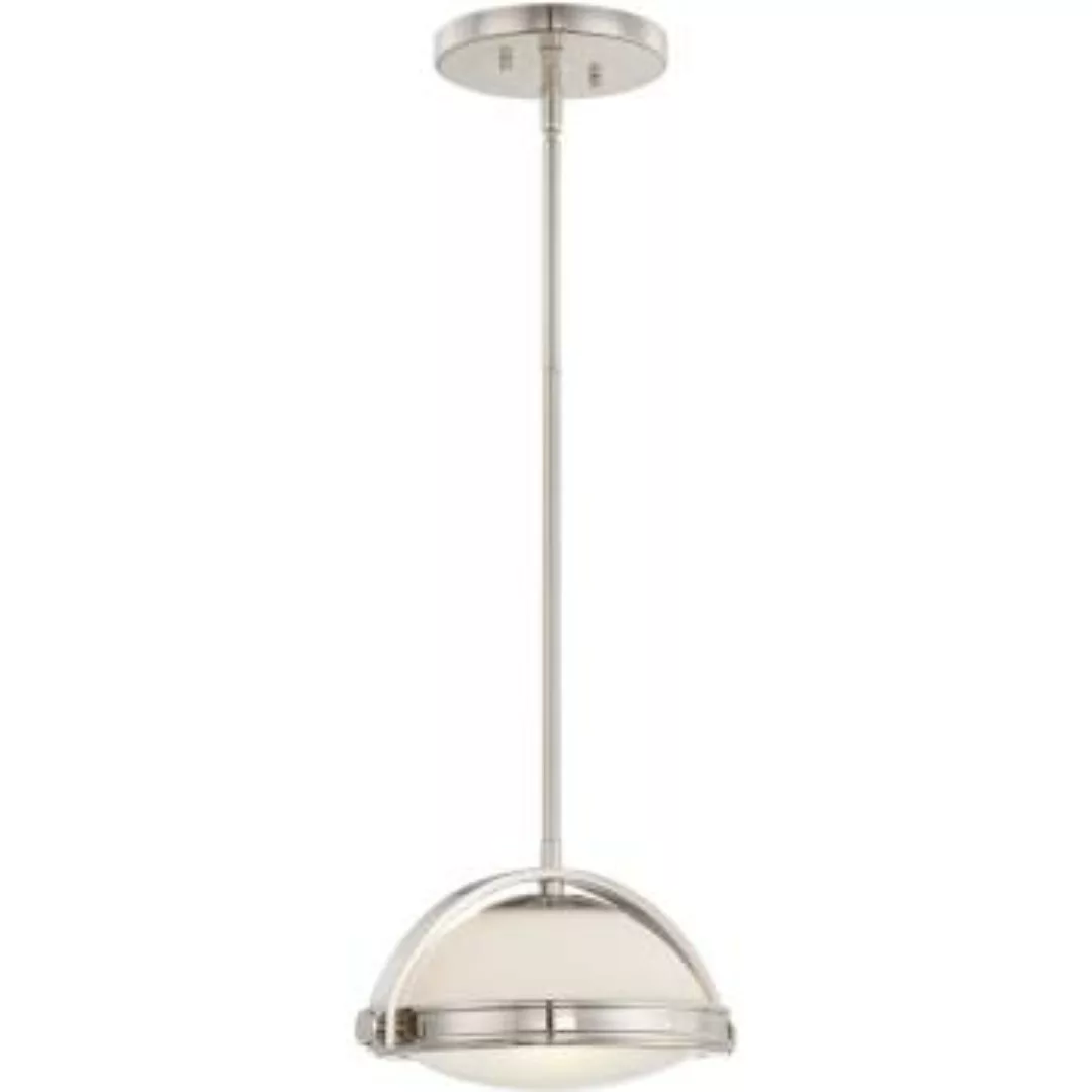 Deckenlampe Glas Metall in Silber verstellbar NIKA günstig online kaufen