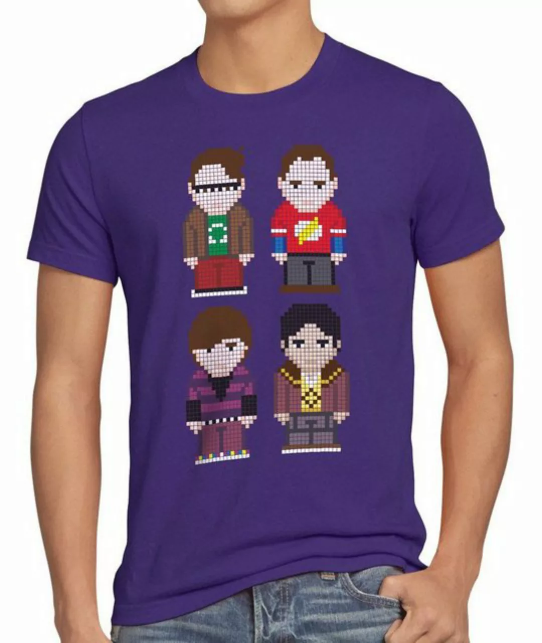 style3 Print-Shirt Herren T-Shirt Big Friends Bang Sheldon Serie Theory Coo günstig online kaufen