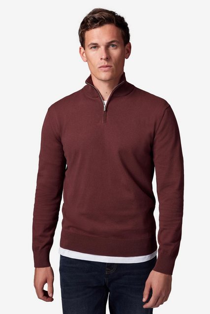 Next Polokragenpullover Regular Pullover mit Reißverschlusskragen - Uni (1- günstig online kaufen