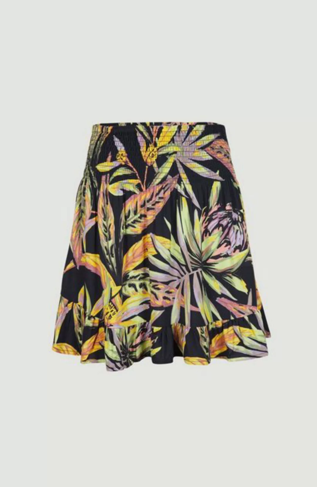 O'Neill Sommerrock O'Neill Rock Smocked Skirt Black Tropical Flower XL günstig online kaufen