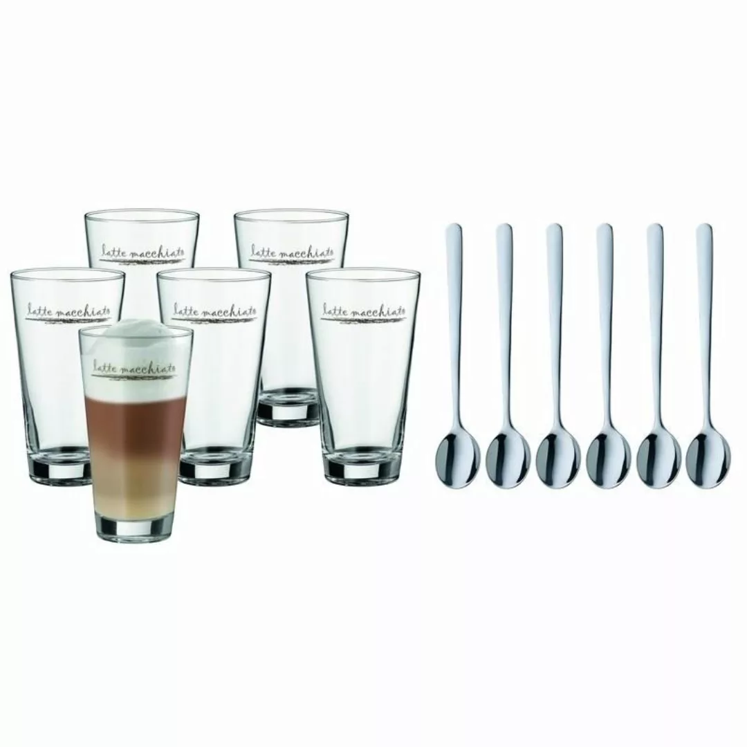 WMF Gläser-Set »Clever&More«, (Set, 12 tlg., 6x Latte Macchiato Gläser-6x L günstig online kaufen