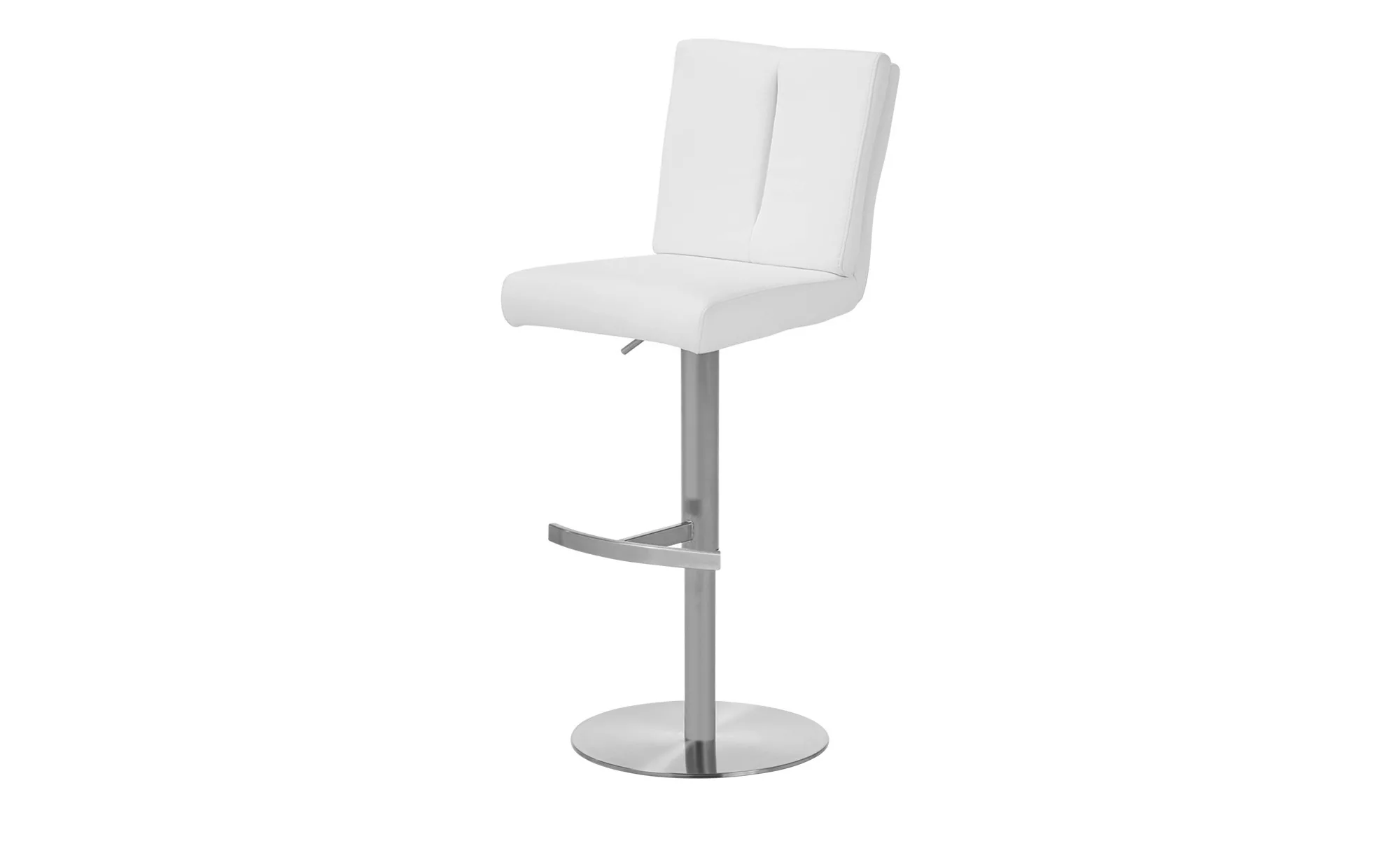 Barhocker  Gaia ¦ weiß ¦ Maße (cm): B: 42 H: 89 T: 53.0 Polstermöbel > Hock günstig online kaufen