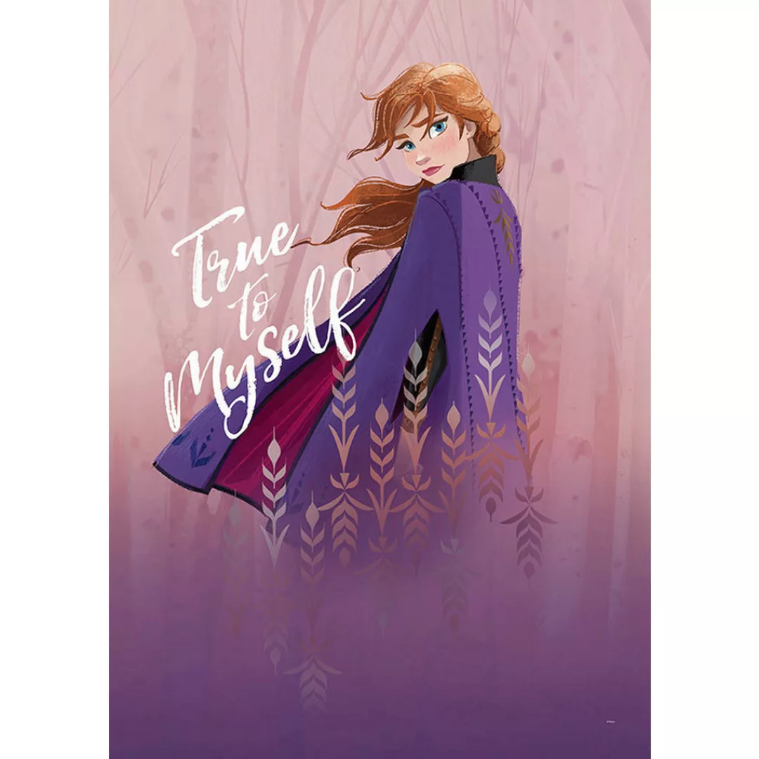 KOMAR Wandbild - Frozen Anna True to Myself - Größe: 50 x 70 cm mehrfarbig günstig online kaufen