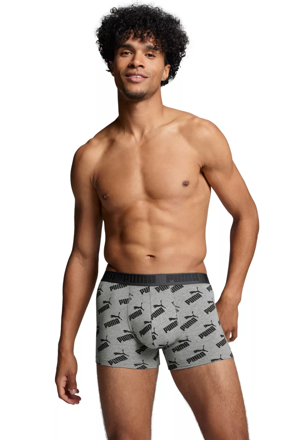 PUMA Boxer, (Packung, 2er-Pack), mit Allover Puma Druck günstig online kaufen