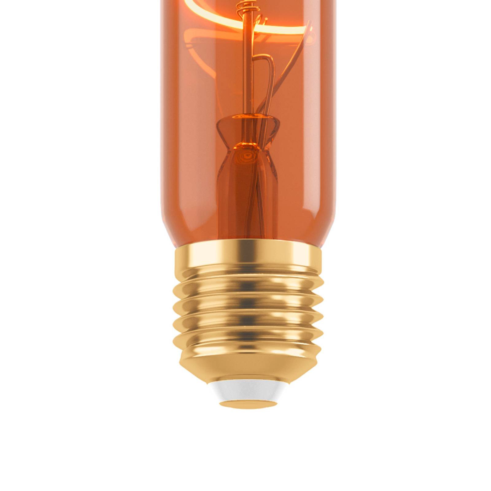 LED-Röhrenlampe E27 4W T30 1.600K Filament kupfer günstig online kaufen