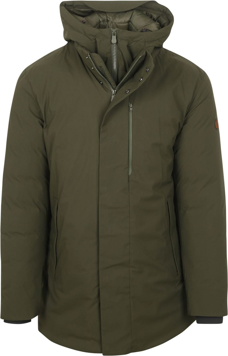 Save The Duck Jas Sesle Hood Olive - Größe L günstig online kaufen