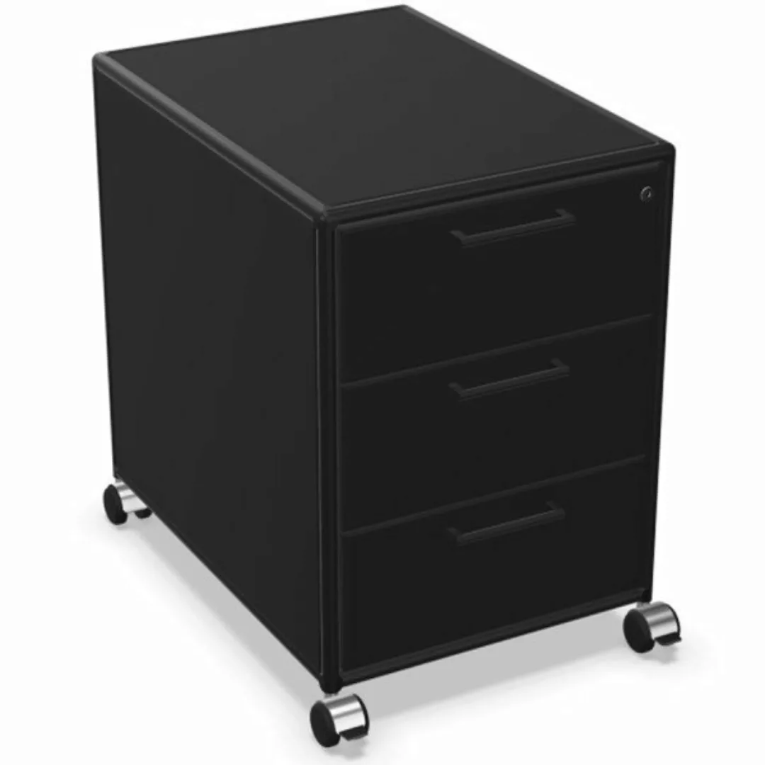 BOSSE Modul Space Rollcontainer 3-3-3 Black Edition mit Schüben günstig online kaufen