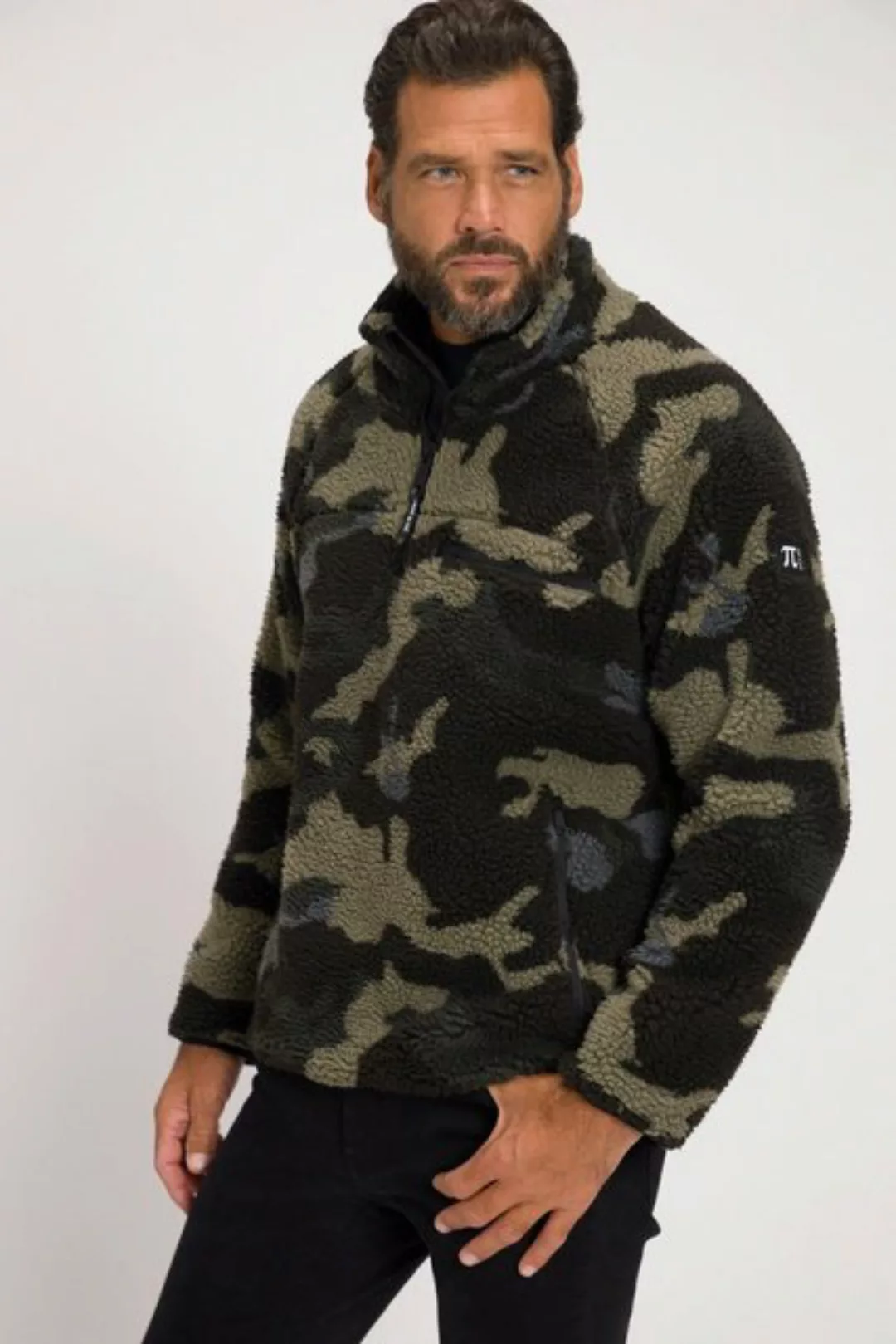 JP1880 Fleecejacke Teddy-Skijacke Skiwear Outdoor Camouflage günstig online kaufen
