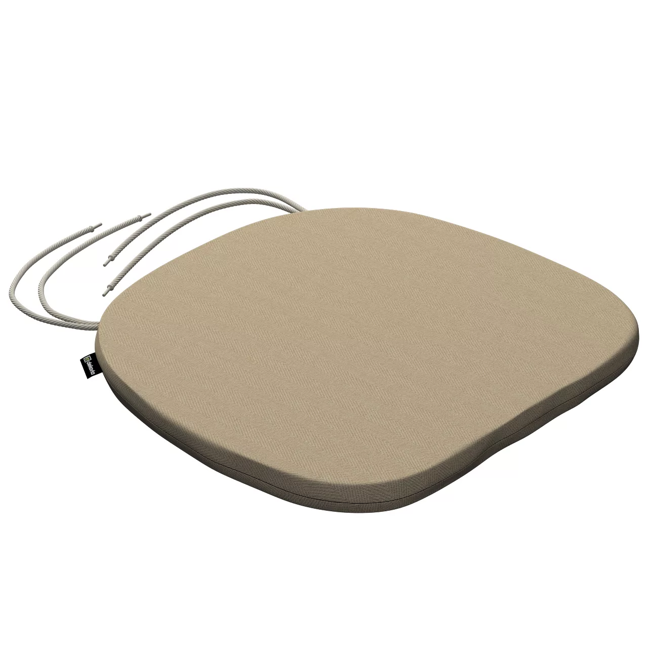 Stuhlkissen Marcus mit Bindeschnur, beige, 40 x 37 x 2,5 cm, Outdoor Oasis günstig online kaufen