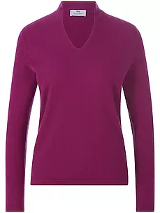 Pullover aus 100% Premium-Kaschmir Modell Vivien Peter Hahn Cashmere pink günstig online kaufen