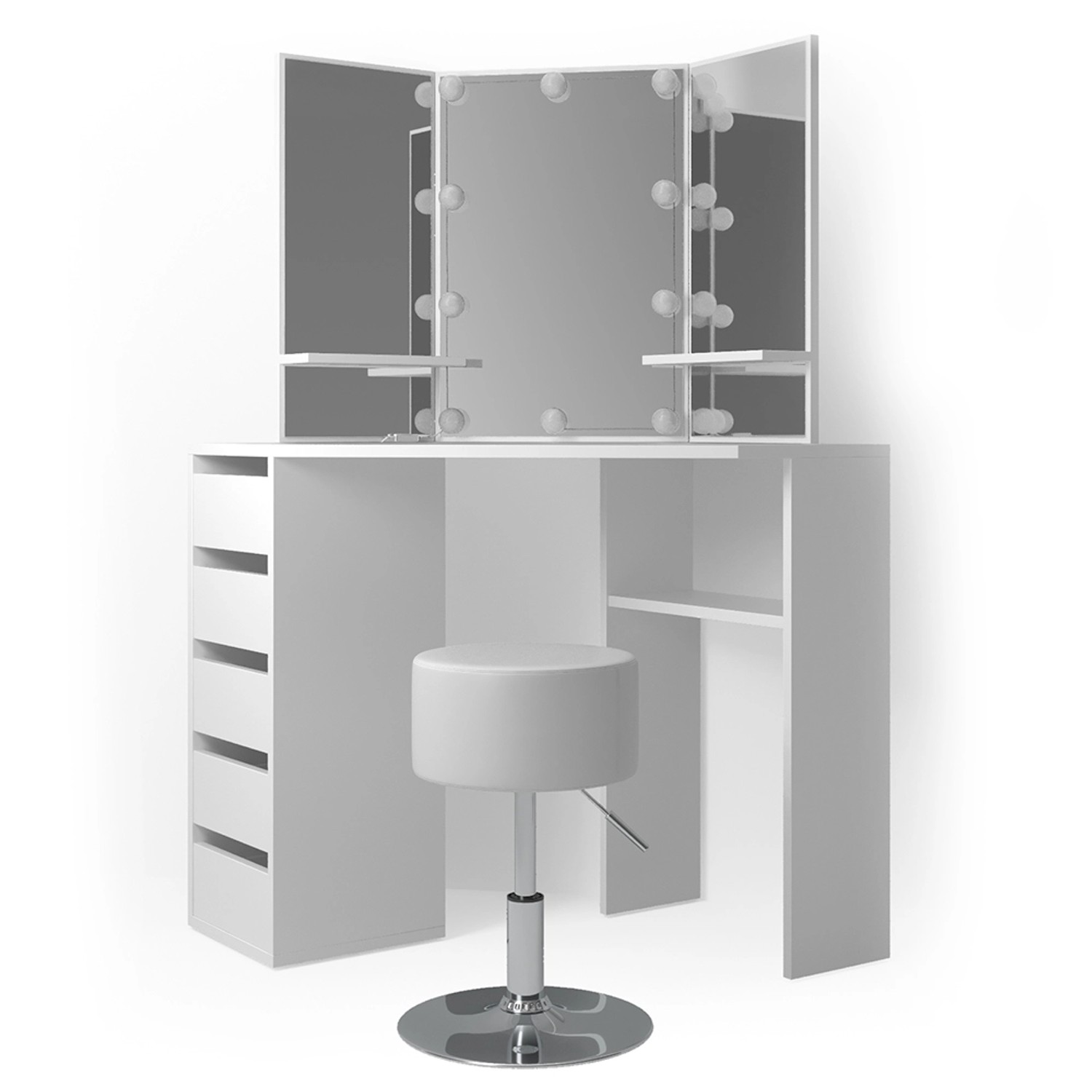 Vicco Schminktisch Arielle, Weiß, 110 cm günstig online kaufen