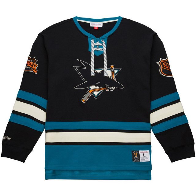 Mitchell & Ness Kapuzenpullover San Jose Sharks NHL LaceUp Heritage günstig online kaufen