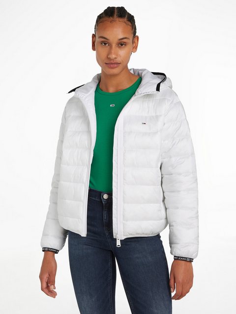 Tommy Jeans Steppjacke TJW QUILTED TAPE HOOD JACKET EXT mit Kapuze günstig online kaufen