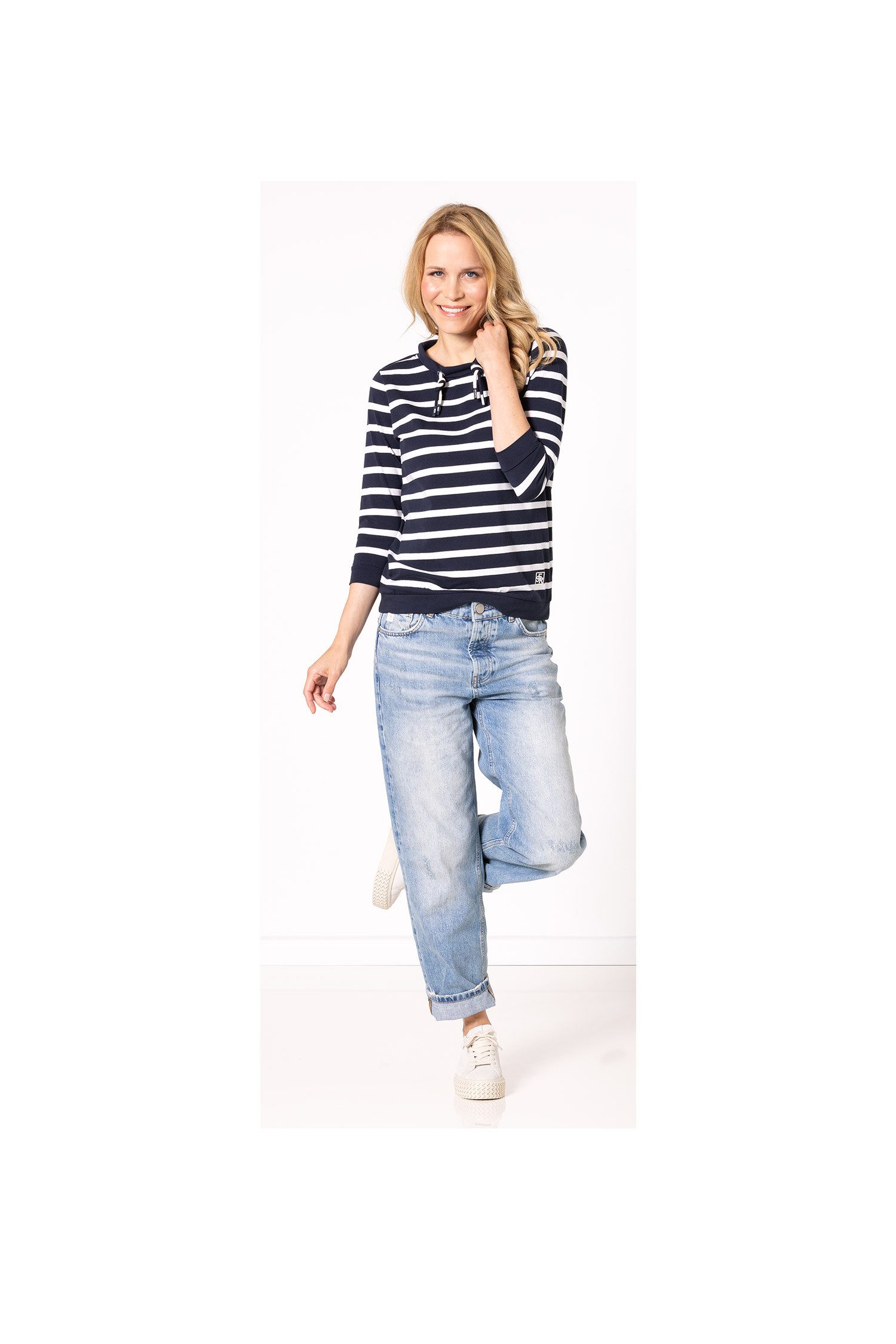 SER 3/4-Arm-Shirt Shirt, Ringel W9240100 auch günstig online kaufen