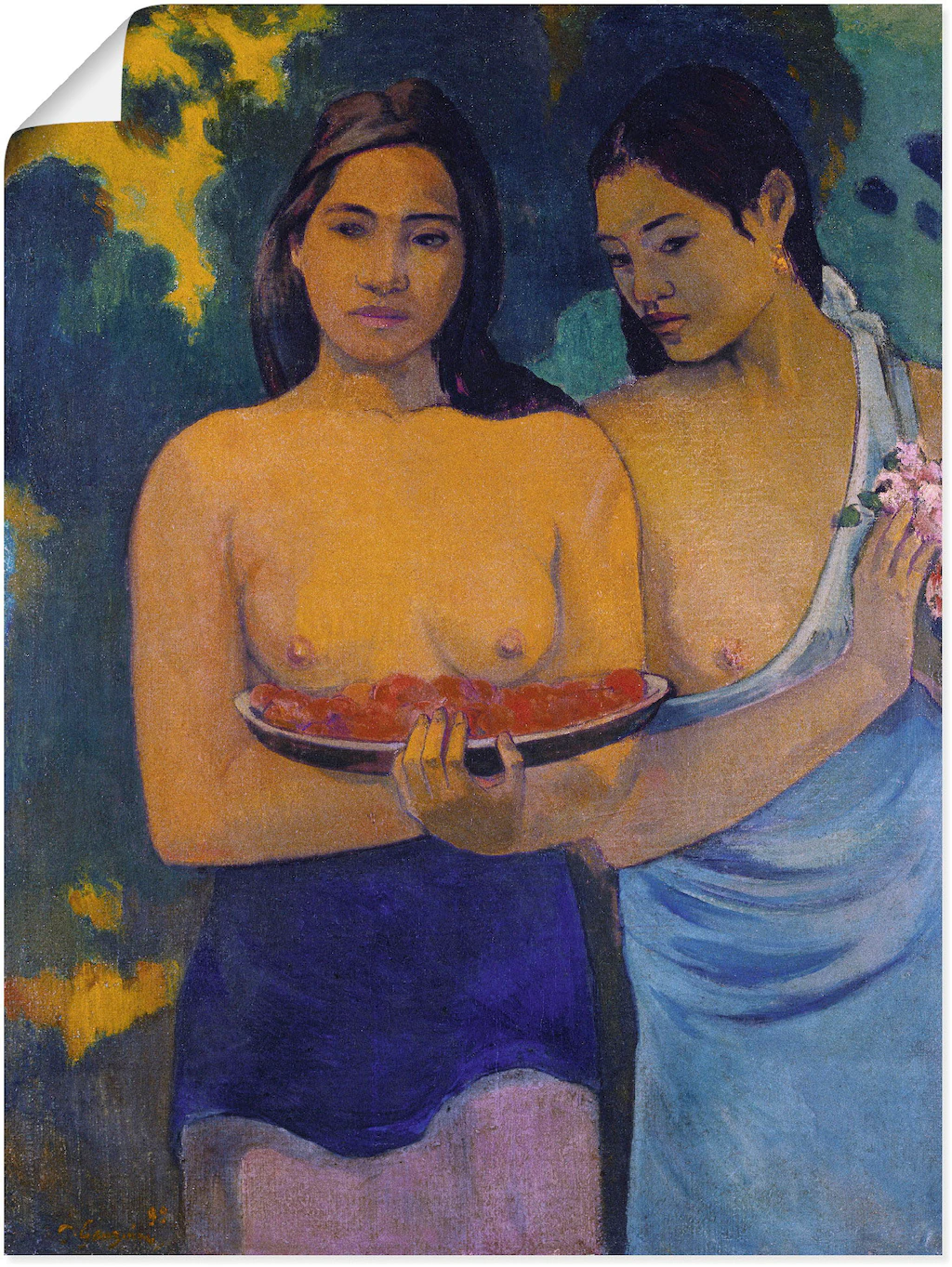 Artland Wandbild »Zwei Frauen von Tahiti. 1899«, Frau, (1 St.), als Leinwan günstig online kaufen