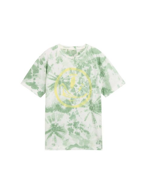 TOM TAILOR T-Shirt T-Shirt im Batik-Look günstig online kaufen