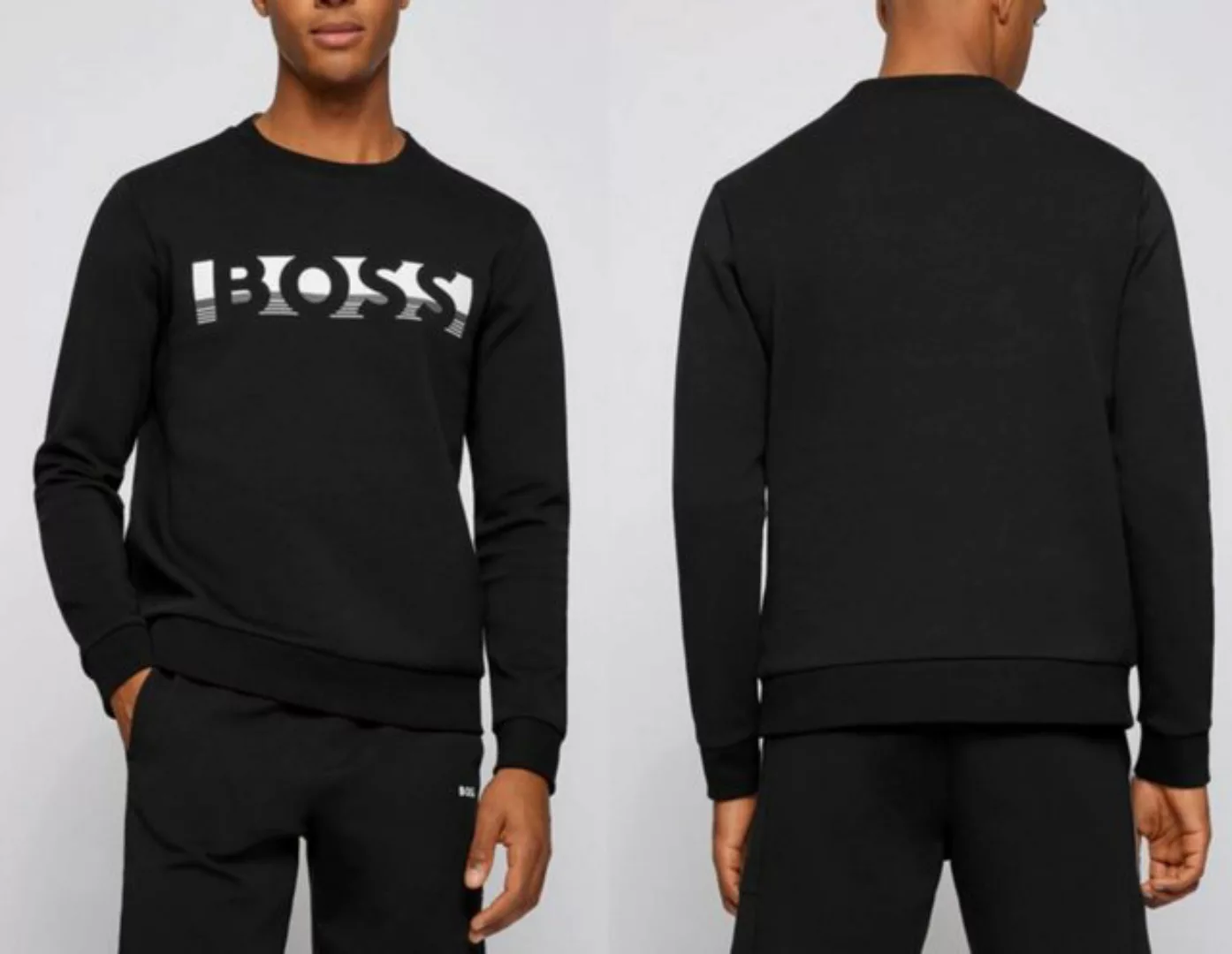 BOSS Sweatshirt HUGO BOSS Salbo 1 Pullover Retro Sweater Sweatshirt Jumper günstig online kaufen