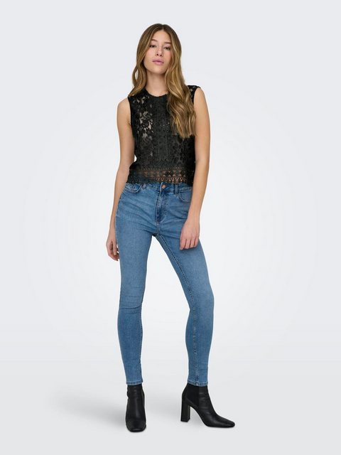 JACQUELINE de YONG Shirttop Top Ärmelloses Rundhals Shirt 7689 in Schwarz-3 günstig online kaufen