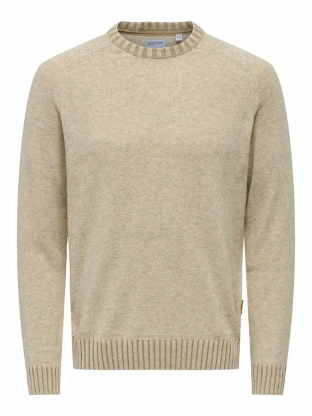 ONLY & SONS Wollpullover - Stylischer ONSEDDY REG 7 Wool Crew Knit Wollpull günstig online kaufen