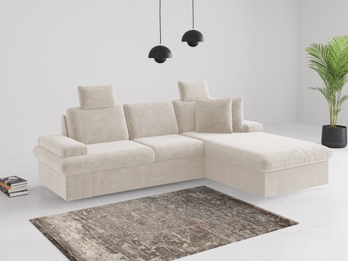sit&more Ecksofa »Moreno«, mit Armteilverstellung,wahlweise mit Bettfunktio günstig online kaufen