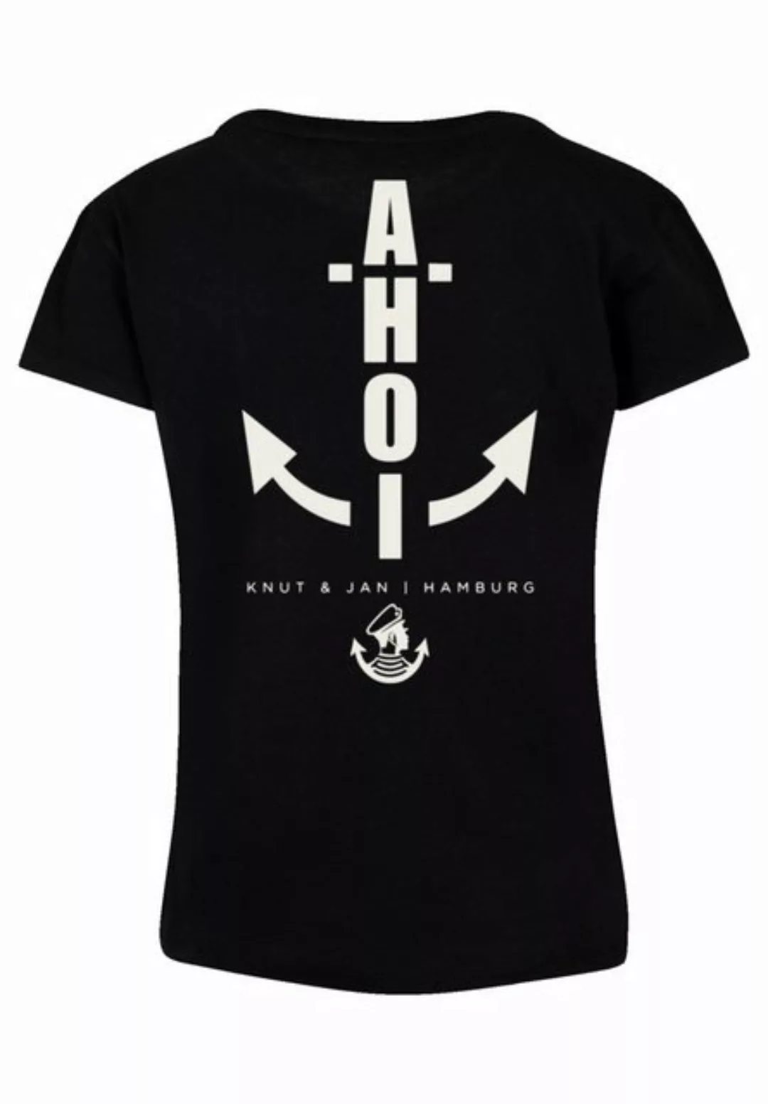 F4NT4STIC T-Shirt Ahoi Anker Knut & Jan Hamburg Print günstig online kaufen