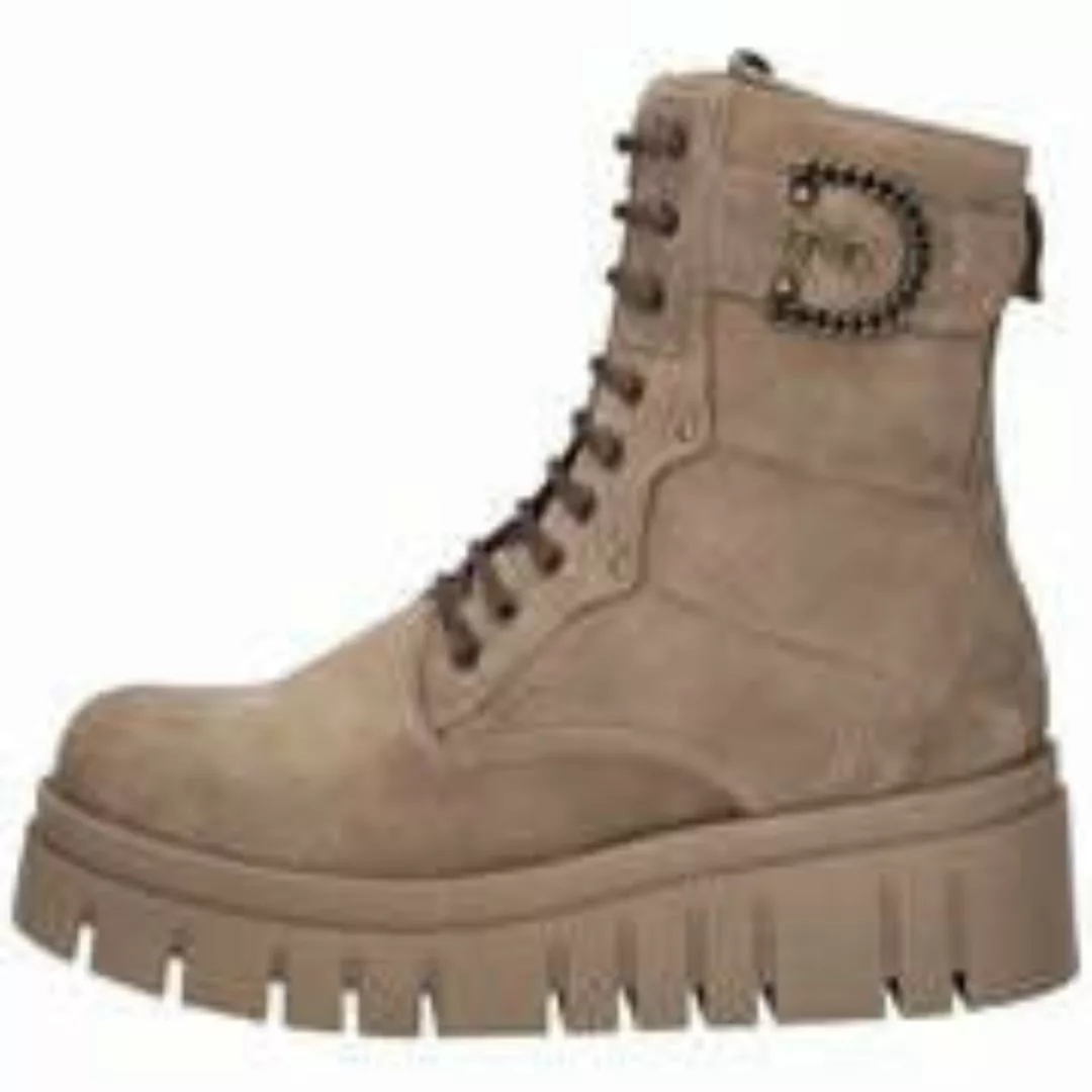 NeroGiardini Schnürstiefelette Damen beige günstig online kaufen