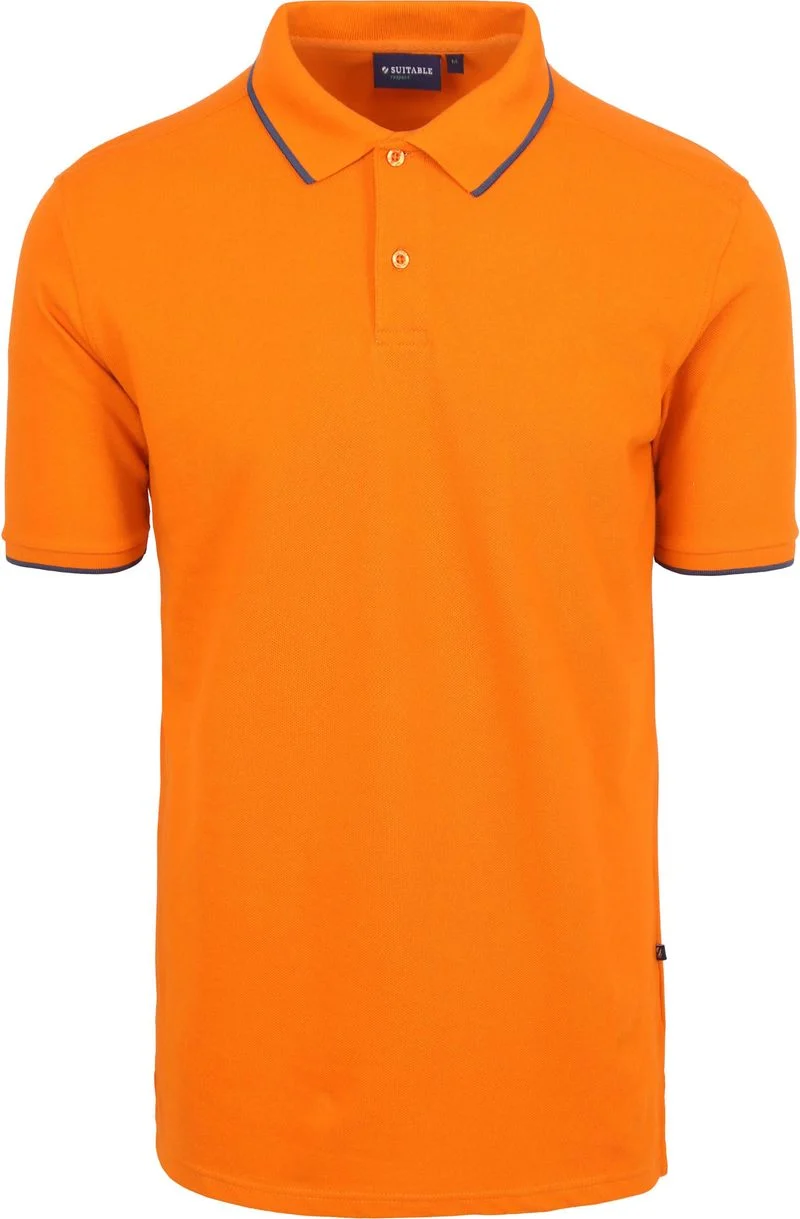 Suitable Respect Poloshirt Tip Ferry Orange - Größe M günstig online kaufen