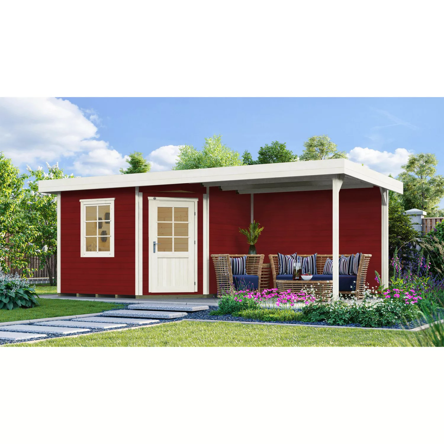 weka Gartenhaus "Designhaus 213B Gr.2", (Set) günstig online kaufen