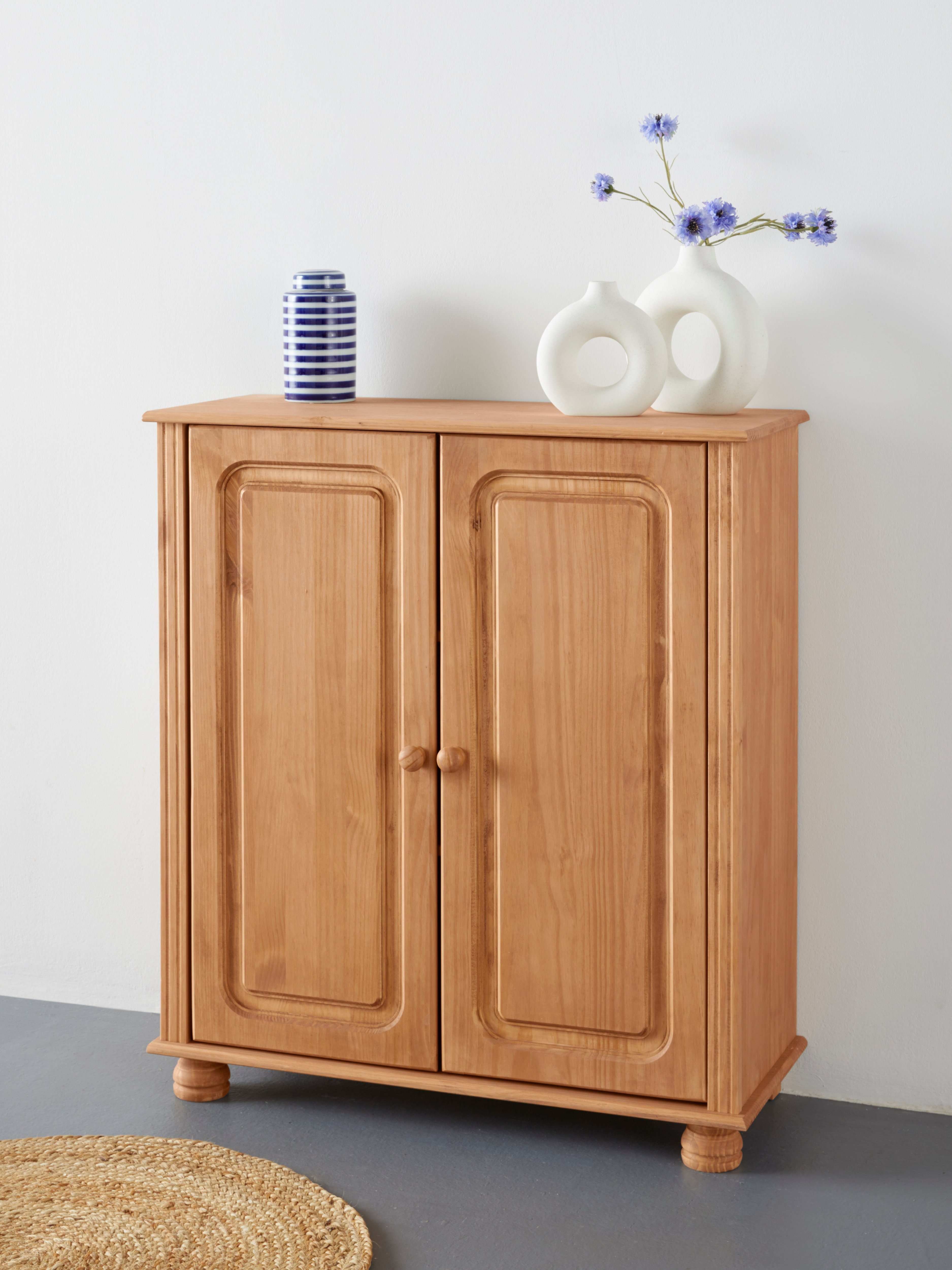 Home affaire Highboard "Mette", Kommode mit 2 Einlegeböden, Breite 85cm, Ti günstig online kaufen