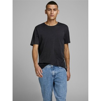 Jack & Jones  T-Shirts & Poloshirts 12156101 JJEORGANIC BASIC TEE-BLACK günstig online kaufen