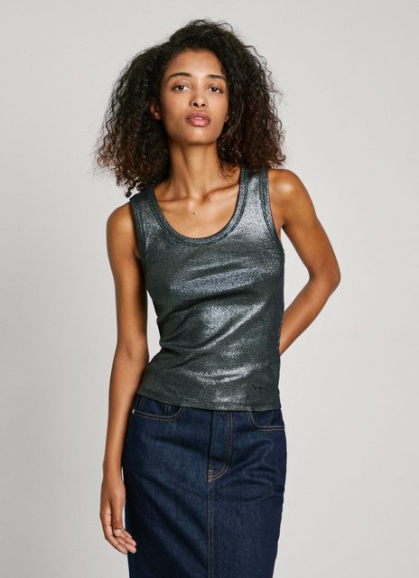 Pepe Jeans Tanktop "LACEY", in schimmernder Optik günstig online kaufen