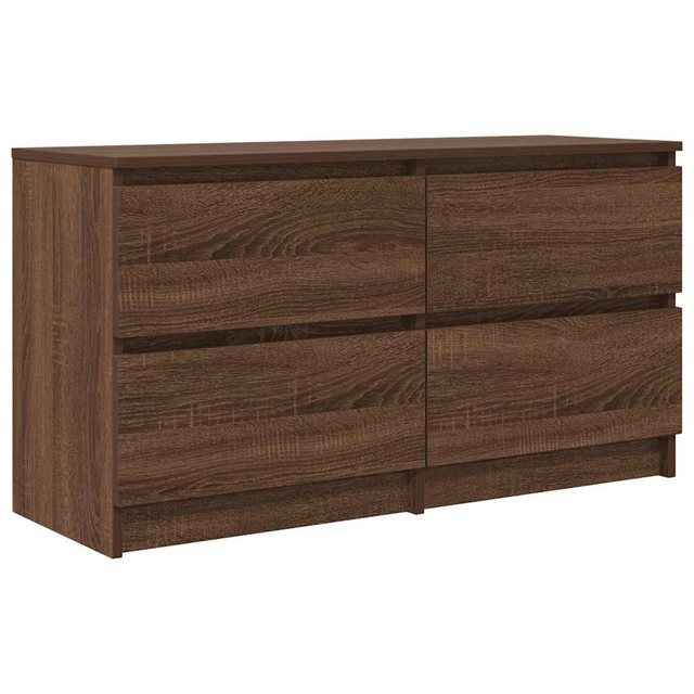 vidaXL TV-Schrank TV-Schrank Braun Eichen-Optik 100x35x54 cm Holzwerkstoff günstig online kaufen