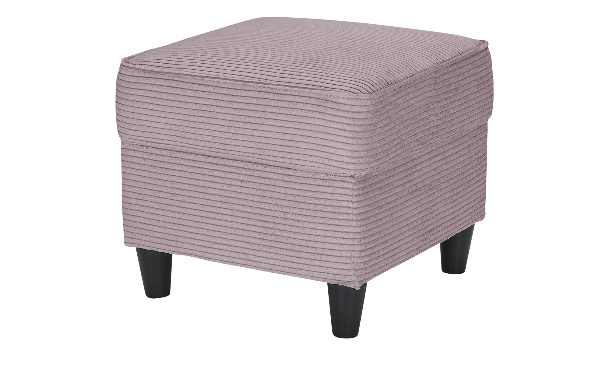 Hocker  Kivana ¦ rosa/pink ¦ Maße (cm): B: 52 H: 45 T: 52.0 Polstermöbel > günstig online kaufen